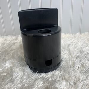 Desk Organizer Pen Paper Clips Small Drawer 6 x 4" Spinning Base